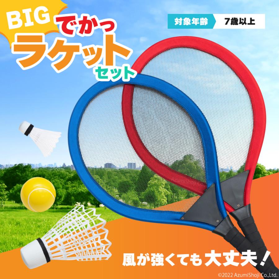 レア珍品デカラケットバドミントン2本セット