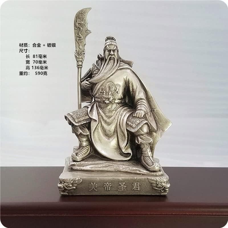 関羽かんう像 三国志 縁起物 財運 骨董品 三国志 関羽像 置物 オブジェ