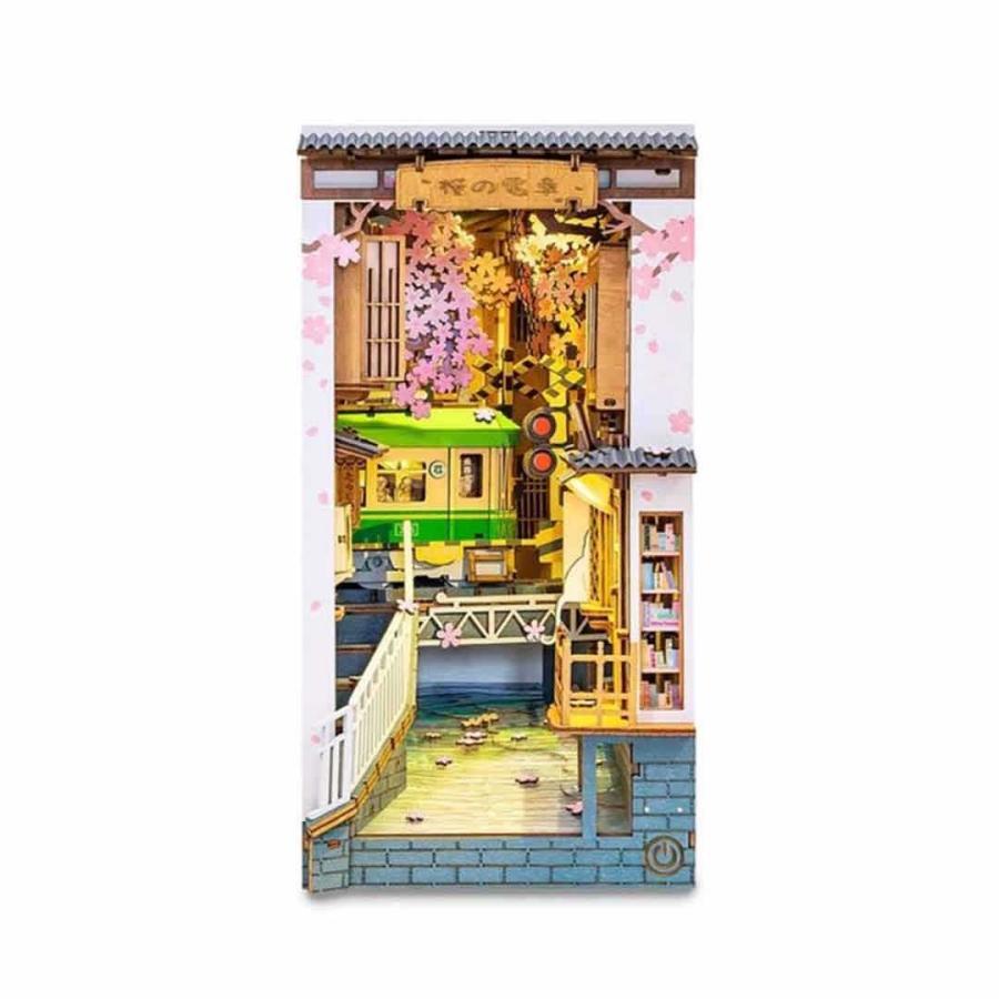 ドールハウス完成品　ブックスタンド　リトルマーメイド ドールハウス ミニチュア 手作りキット 本棚の中の小さな世界 本