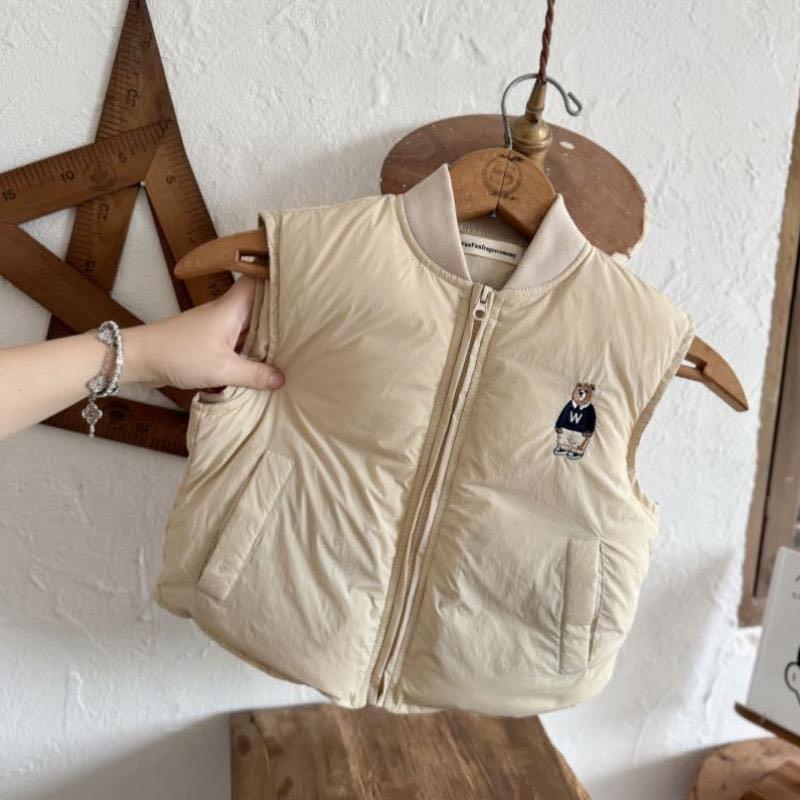 ダウンベスト キッズ 子供 ベビー 赤ちゃん 子ども くまさん 熊 クマ  