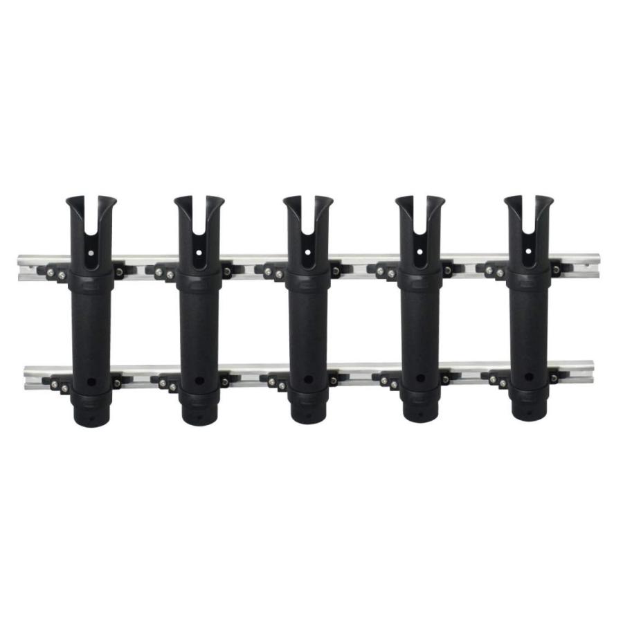 (BMO/ビーエムオー) 5連 ロッドホルダー（可動式）20Z0293 (501186) 樹脂製 アルミレール用