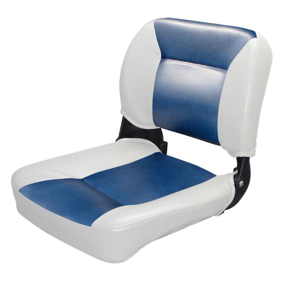 (BMO/ビーエムオー) デラックスフォールディングシート2（ネイビー/ホワイト) 30C0054 (500929) 折り畳み ボートシート