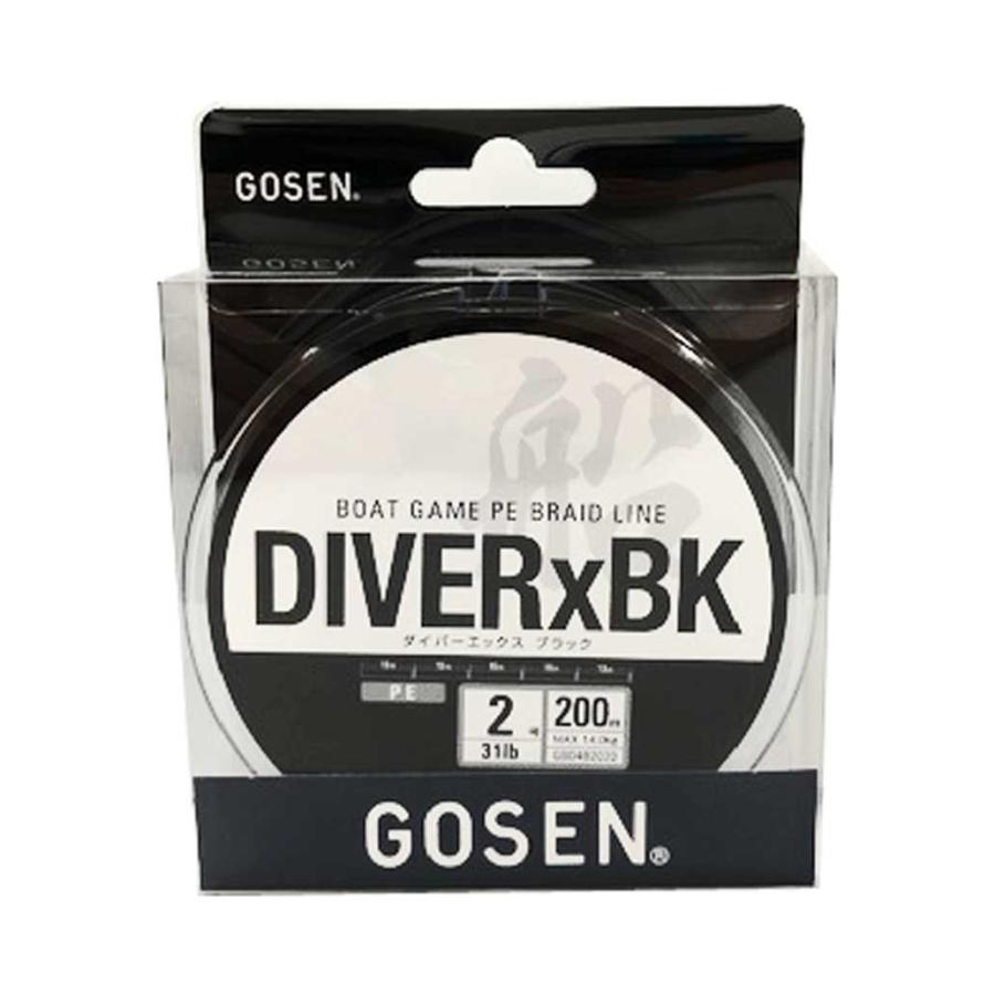 Gosen ゴーセン Gbd4b Diver X Bk 0ｍ 2号peライン 船用ライン 船釣り 釣り糸 Gosen 熊人yahoo 店 通販 Yahoo ショッピング