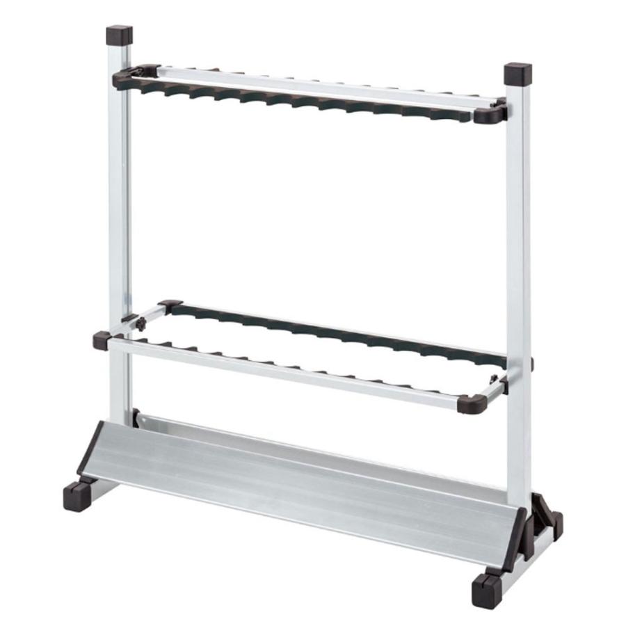 18 Off 大阪漁具 カラーロッドスタンド 16本用 ブラック コロネットブルー Riosmauricio Com