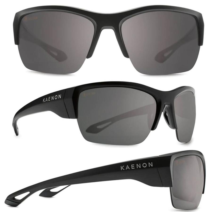 (KAENON/ケーノン) Arcata SR アルカタSR (フレーム)Matte Black / (レンズ)Ultra G12 Pacific Blue Mirror 大人用 偏光レンズ 偏光サングラス