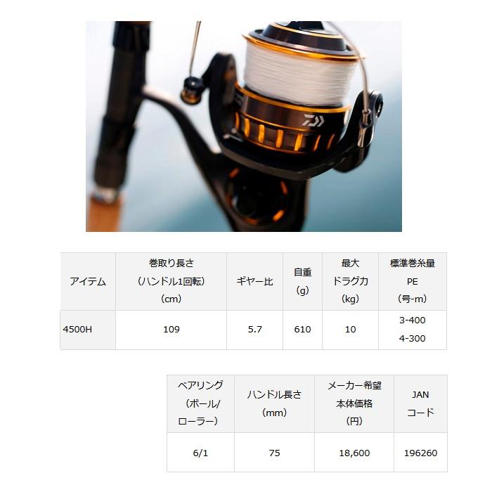 DAIWA（ダイワ） 16BG 4500H 196260 リール スピニングリール ソルト