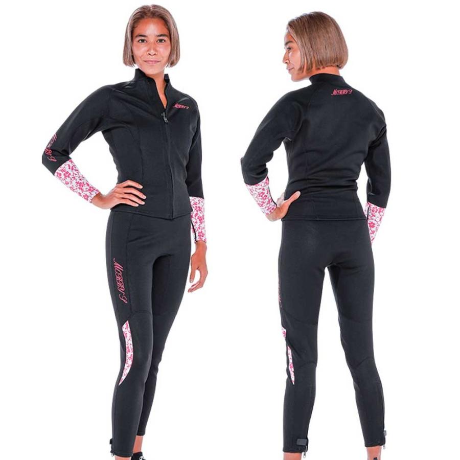 MOBBY'S ウェットスーツ ピンク/ブラック MOBBY'S ウェットスーツ ピンク/ブラック Xzip Sereis Women's