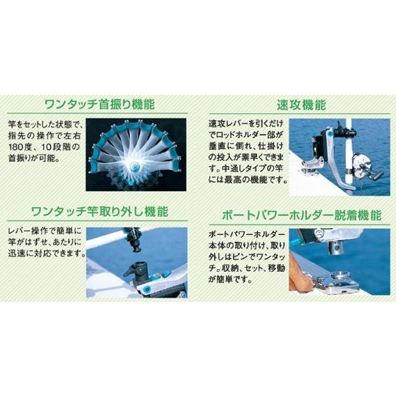 ボートパワーホルダー ロッドホルダー ボートパワーホルダー速攻 