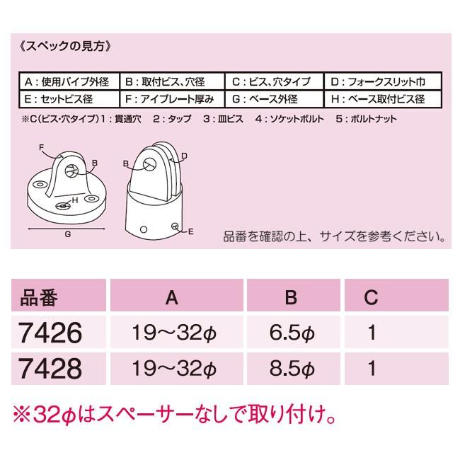 REGARMARINE/リガーマリン) NEWレールアイ金具 NO.7418 金具 ロスト