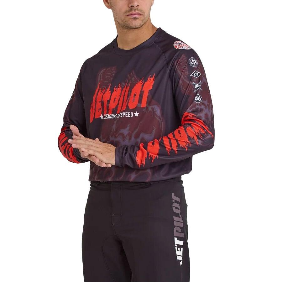 JETPILOT（ジェットパイロット） S24623 BANDIT JERSEY Black MX