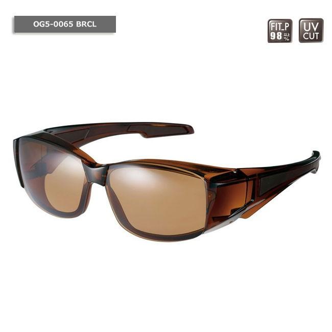 付属品多数 スワンズ　偏光サングラス　オーバーグラス SWANS OG5 Over Glass ハーフリム 偏光レンズモデル [OG5-0751 DMBR