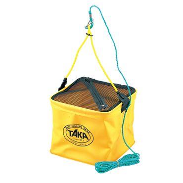 TAKA/タカ産業】メッシュ角型水汲ロープ付 24cm 204-角 010598