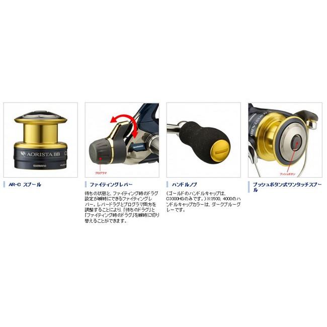 シマノ（SHIMANO） アオリスタBB 4000 031839 リール スピニングリール