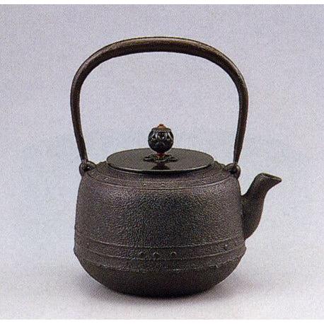 通産大臣指定伝統的工芸品 鉄瓶 120-56 万代屋 6合入 佐藤 清光