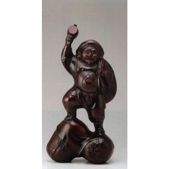 送料無料　二俵大黒　１７号　七福神　雑貨　置物　開運　工芸　床の間