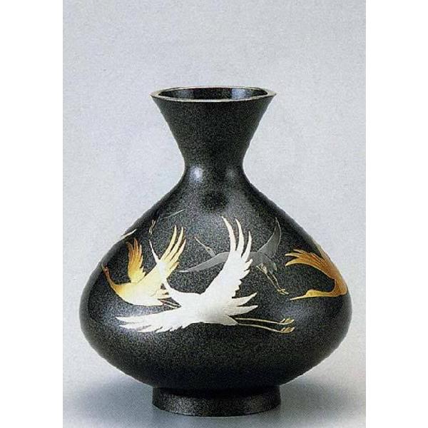 完売 カブラ型 千羽鶴 102 59 花瓶 花器 床の間 置物 銅製 ブロンズ 気質アップ Copticchamber Com