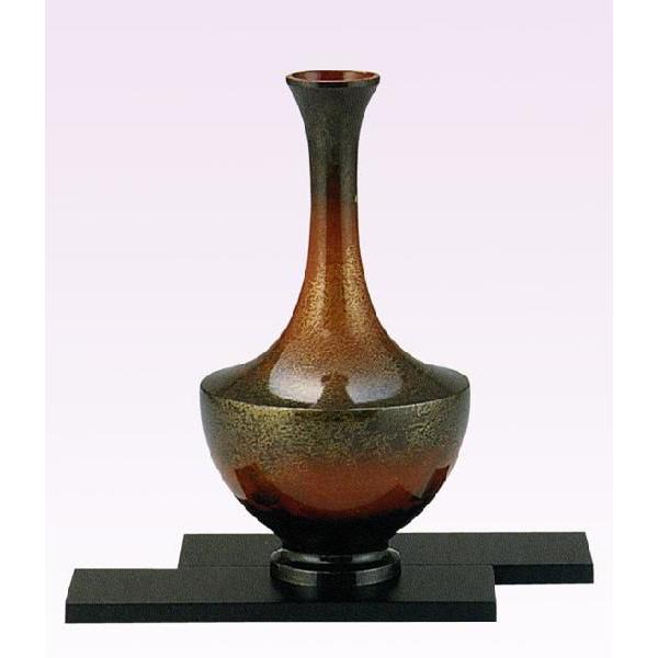錨形 一枚板付   111-65 花立て 花器 床の間 飾りつけ 銅製 ブロンズ 花瓶、花器-花、ガーデニング