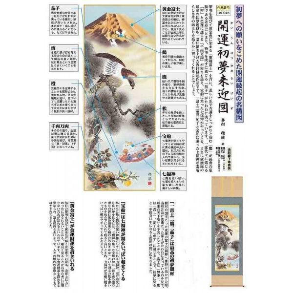 掛軸 奥村精園「初夢来迎図」 楽天市場】掛け軸 開運初夢来迎図／尺五 奥村精園 掛軸 「全国
