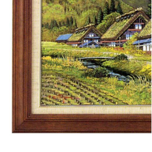 油絵 北川 照生 号/8万9千円『 白川郷 』F10号 油彩画 絵画 油絵 北川 照生 号/8万9千円『 白川郷 』F10号 油彩画 絵画