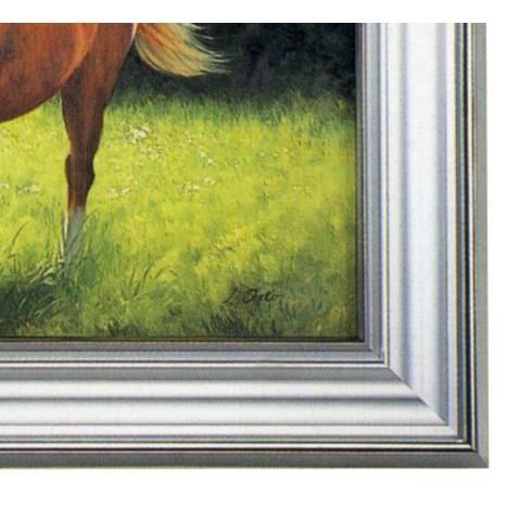 油絵 佐藤 純一 駿馬 アート 油彩画 絵画 動物画 全国送料無料 : 古都