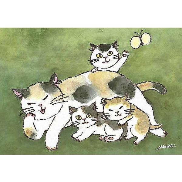額 洋美 千 采加 幸せのねこ 人間関係運北 ほのぼのねこ 絵画