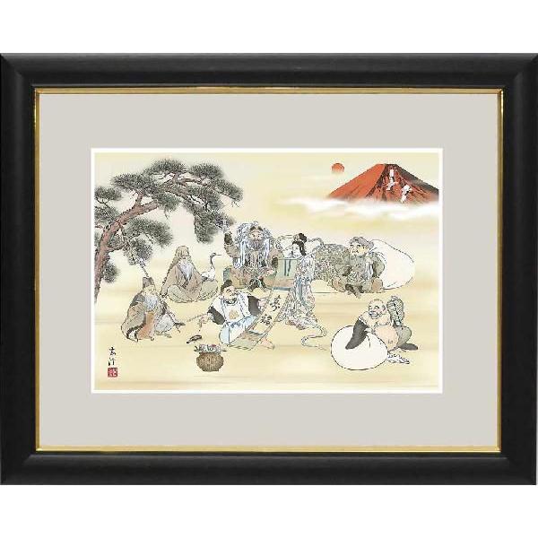 【掛軸】手描き布袋様 Amazon｜画家手描き 掛け軸 超お得 仏画 水墨画 /布袋様 七福神