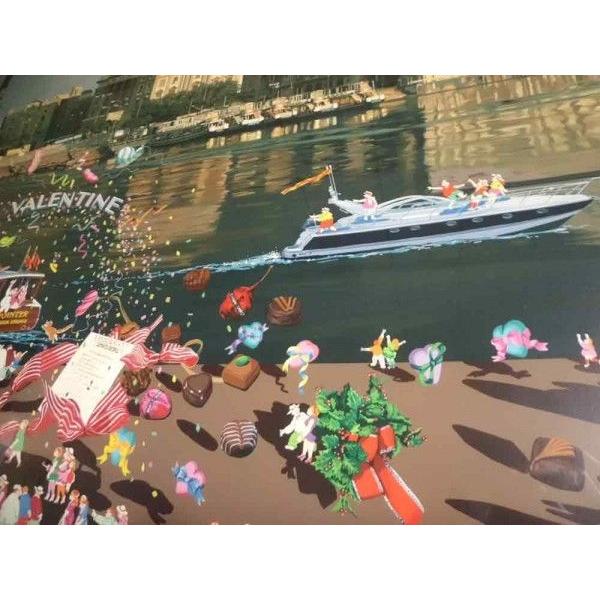 絵画 ヒロ、ヤマガタ／恋人たちのフェスティバル 版画 シルク