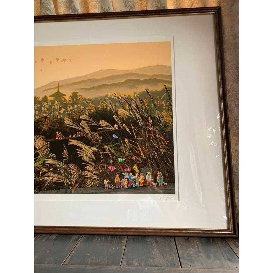 ヒロ・ヤマガタ 『万葉路』 シルクスクリーン 絵画 ヒロ、ヤマガタ 万葉路 版画／シルクスクリーン 全国送料無料