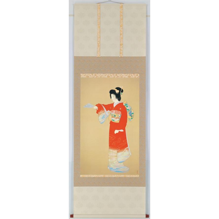 送料無料 序の舞 上村松園 シルクスクリーン 複製画 額装 絵画 版画 文化勲章授章 Jiku K194 古都 京都 掛け軸専門店文永堂 通販 Yahoo ショッピング