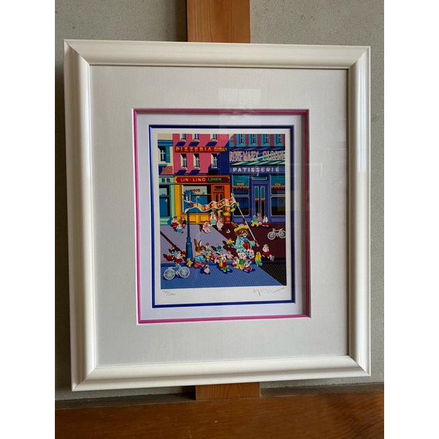 絵画 ヒロ、ヤマガタ サーカスの前日 版画 シルクスクリーン : 古都