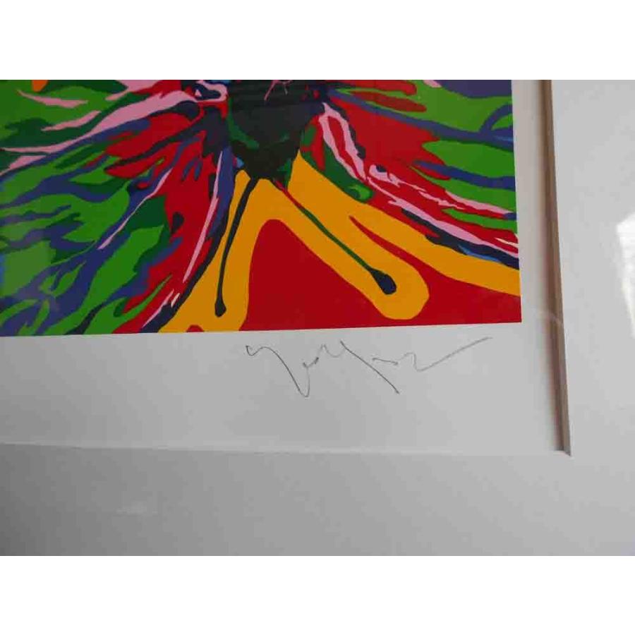 絵画 ヒロ、ヤマガタ／ハイビスカス 版画 シルクスクリーン 送料