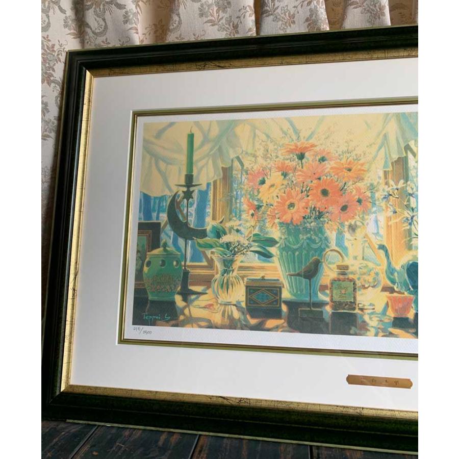 笹倉鉄平　軽井沢の窓辺 笹倉鉄平ロングポストカード「軽井沢の窓辺」（日本 軽井沢での