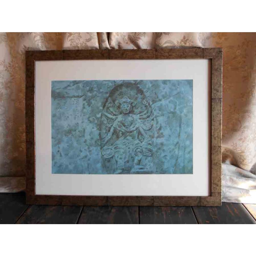 東山魁夷 石佛 絵画 複製画 : 古都-京都 掛け軸専門店文永堂