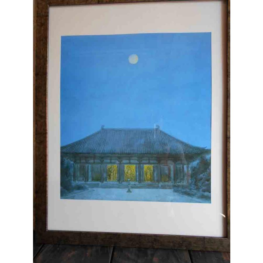 東山魁夷 唐招提寺月明 絵画 複製画 : 古都-京都 掛け軸専門店文永堂