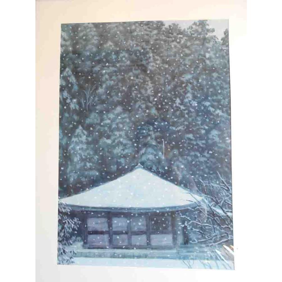 東山魁夷 室生暮雪 東山魁夷「室生暮雪」木版画 :: 絵画買取・販売 - シバヤマ
