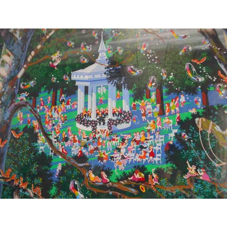 ヒロ、ヤマガタ 子供達の音楽会 シルクスクリーン 絵画 ED有り