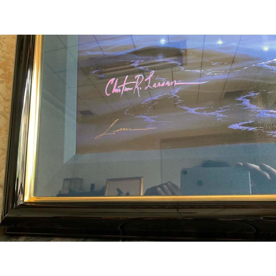 版画 クリスチャン・リース・ラッセン シーフライト キャンバス