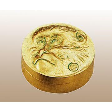 肉池 老猿 54-04 高村光雲原型 朱肉 銅像 和雑貨 小物 文房具