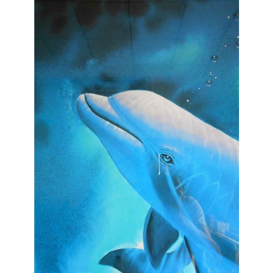 週末限定値下げ★クリスチャンリースラッセン★　ドルフィンハグ 版画 クリスチャン・リース・ラッセン／ドルフィン 絵画 全国送料無料