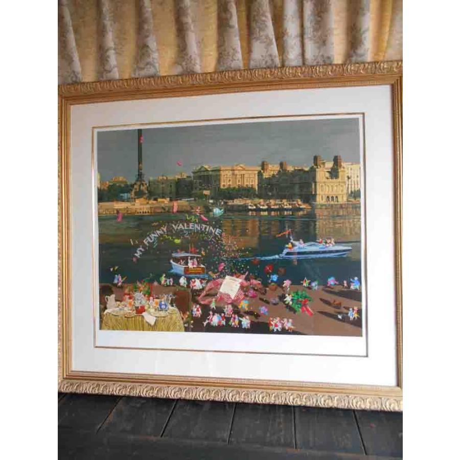 絵画 ヒロ、ヤマガタ 恋人達のフェスティバル 版画 シルクスクリーン