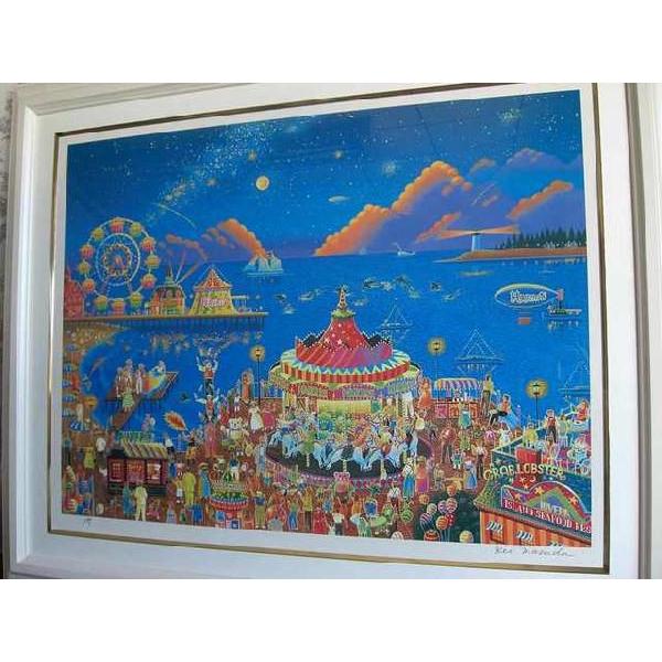 ケイ・マスダ シーサイドカーニバル 絵画 版画 全国送料無料 師 ケイ・マスダ シーサイドカーニバル 絵画 版画 全国送料無料 師
