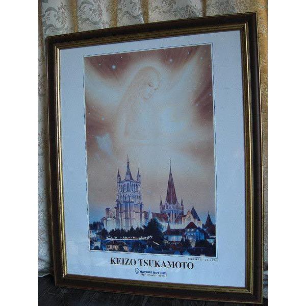 塚本馨三 シルクスクリーン版画「ムーンファンタジー」 額縁入り 証明書付 塚本馨三 シルクスクリーン版画「ムーンファンタジー」 額縁入り 証明