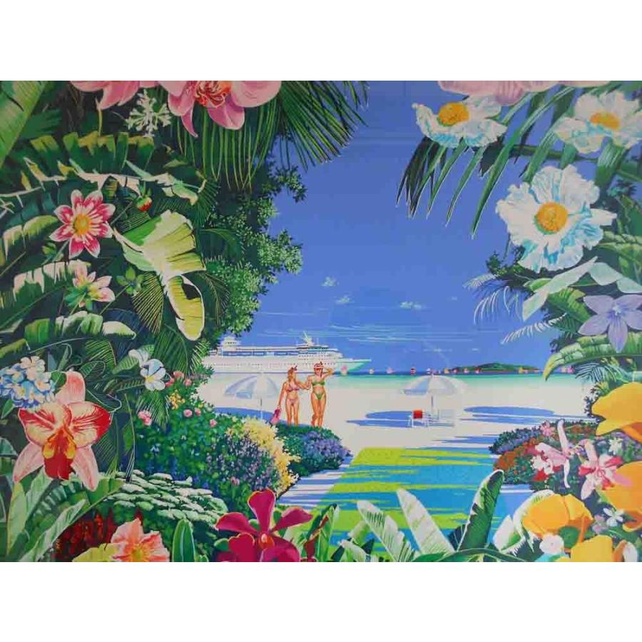 絵画 ヒロ、ヤマガタ／ジューシートロピカル 版画 シルクスクリーン