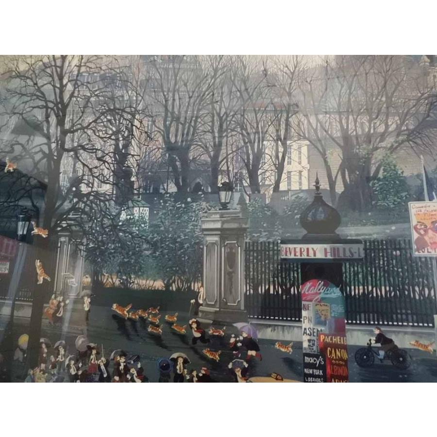 絵画 ヒロ、ヤマガタ／バスストップ 版画 シルクスクリーン 全国