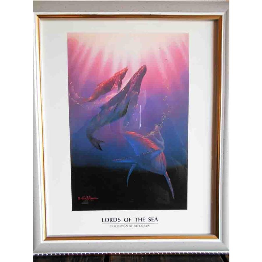 展示品□ラッセン□ロード・オブ・ザ・シーⅢ□真作□I107/300□直筆
