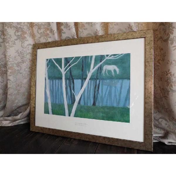 東山魁夷 草青む 絵画 複製画 : 古都-京都 掛け軸専門店文永堂 - 通販