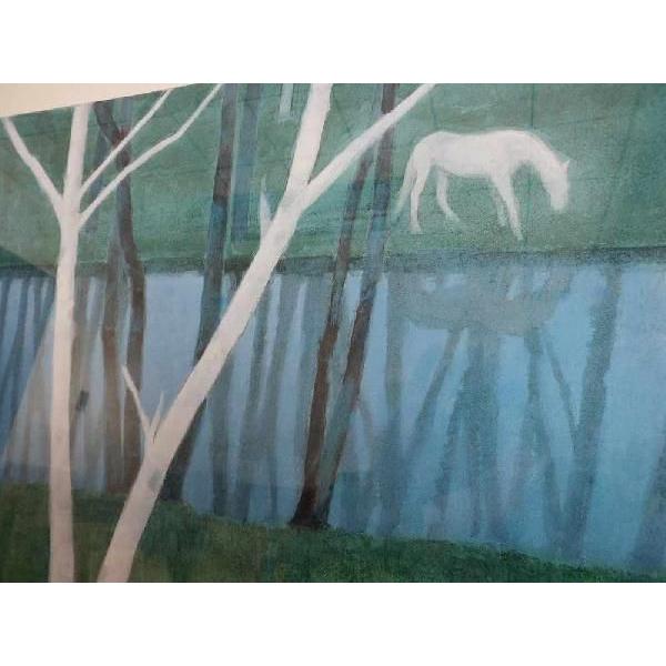 東山魁夷 草青む 絵画 複製画 : 古都-京都 掛け軸専門店文永堂 - 通販