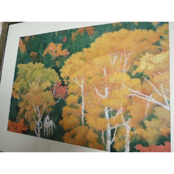 東山魁夷 森装う 絵画 複製画 : 古都-京都 掛け軸専門店文永堂 - 通販