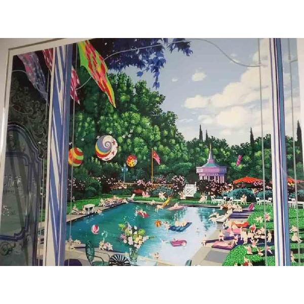 絵画 ヒロ、ヤマガタ プール パーティ 版画 シルクスクリーン : 古都