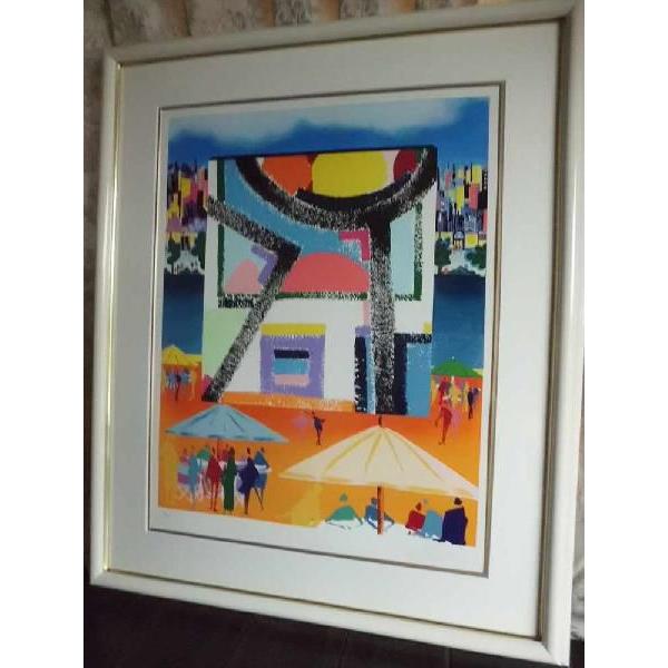 版画 レオ・パシリコ パティオパーティー シルクスクリーン 絵画